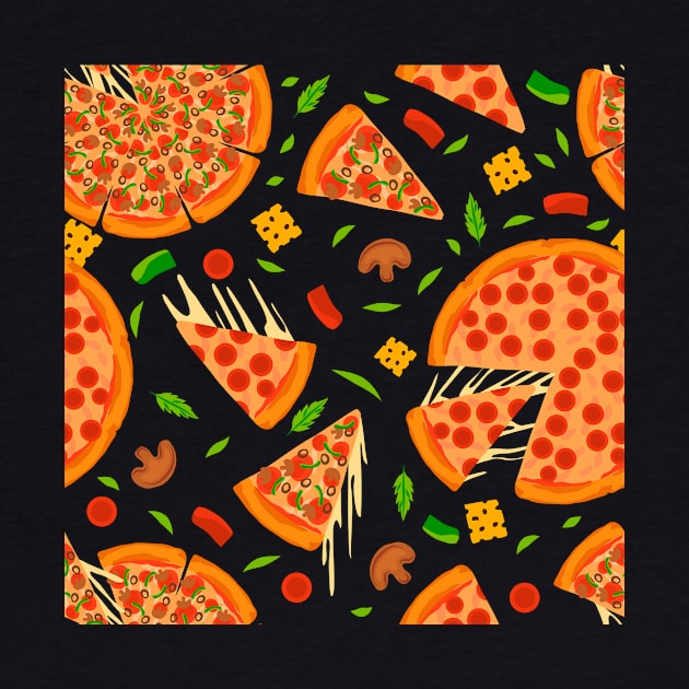 Pizza Pie by Golden Eagle Design Studio